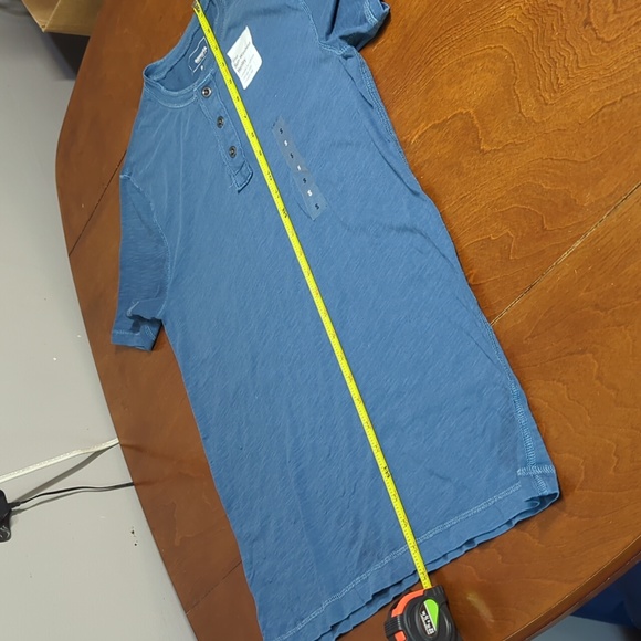 Sun-Washed Henley Men's Short Sleeve Tee Sonoma Small Blue - Picture 5 of 9